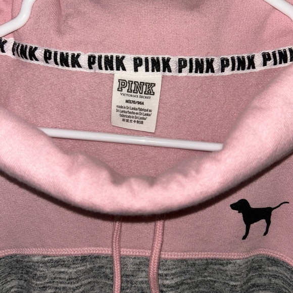 Victoria's Secret Pink and Gray Cowl Neck Sweater - Picture 3 of 4